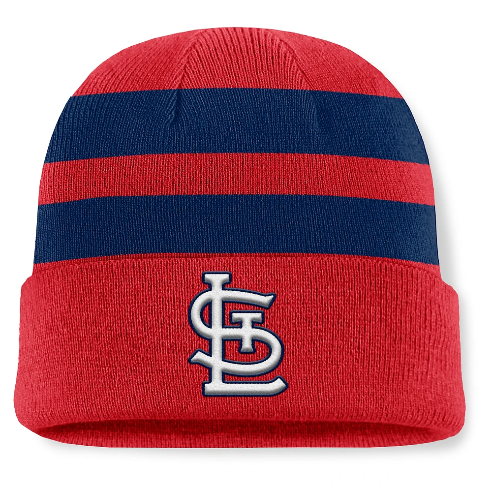 Men's Fanatics Red St. Louis Cardinals Baseline Cuffed Knit Hat