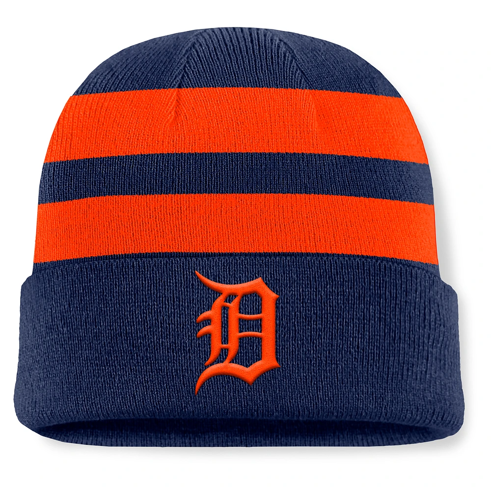 Men's Fanatics Navy Detroit Tigers Baseline Cuffed Knit Hat