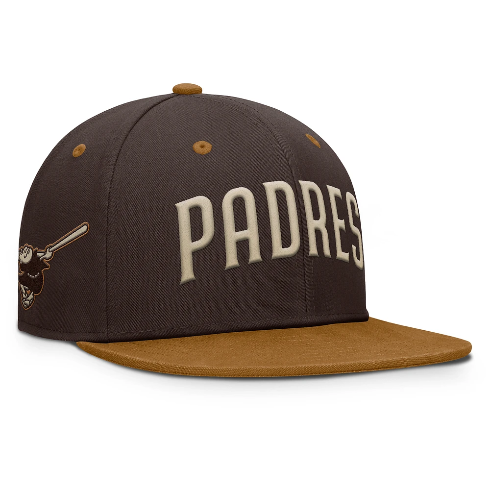 Men's Fanatics Brown/Tan San Diego Padres Splinter Fitted Hat