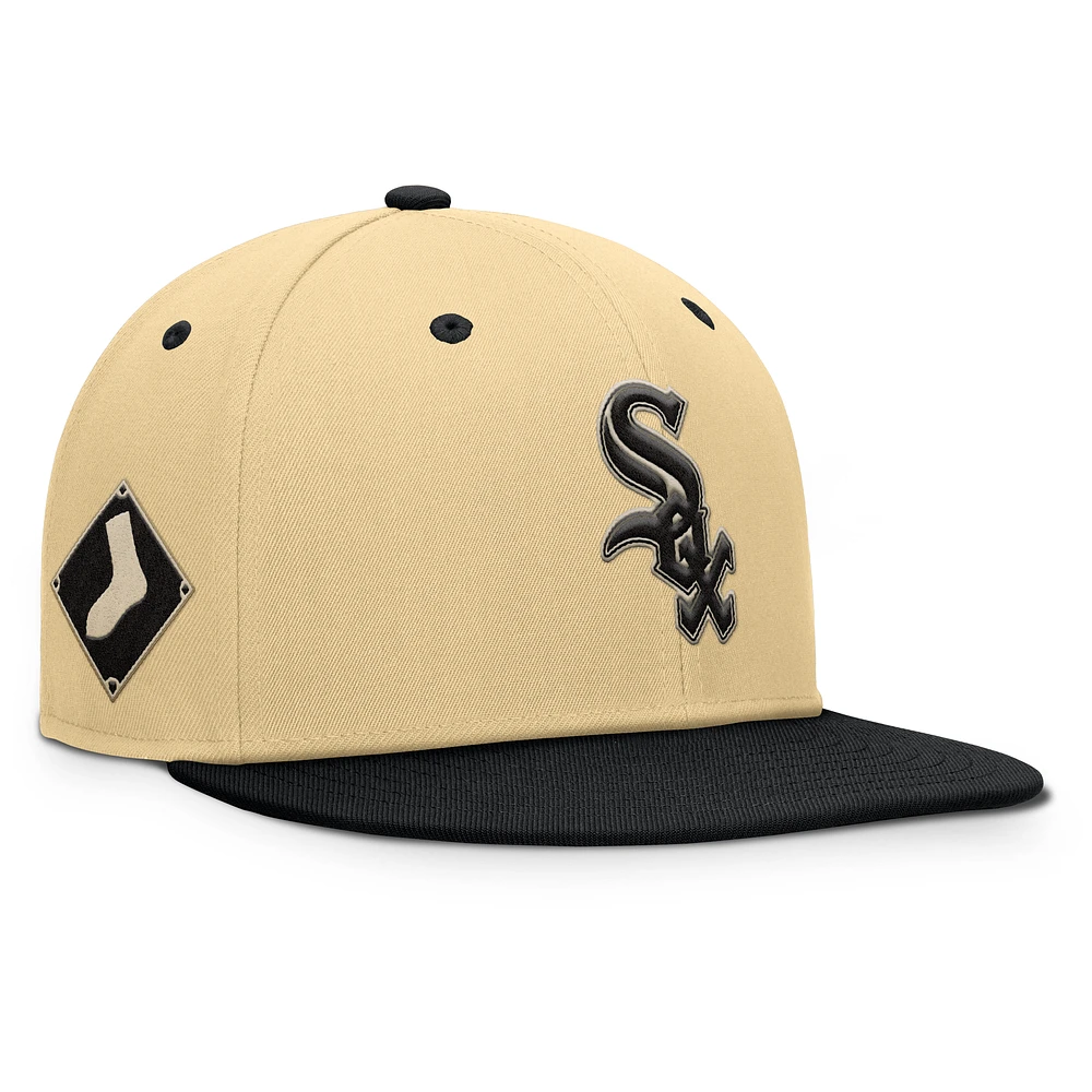 Men's Fanatics Khaki Chicago White Sox Duel Adjustable Hat