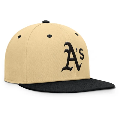 Men's Fanatics Khaki Athletics Duel Adjustable Hat