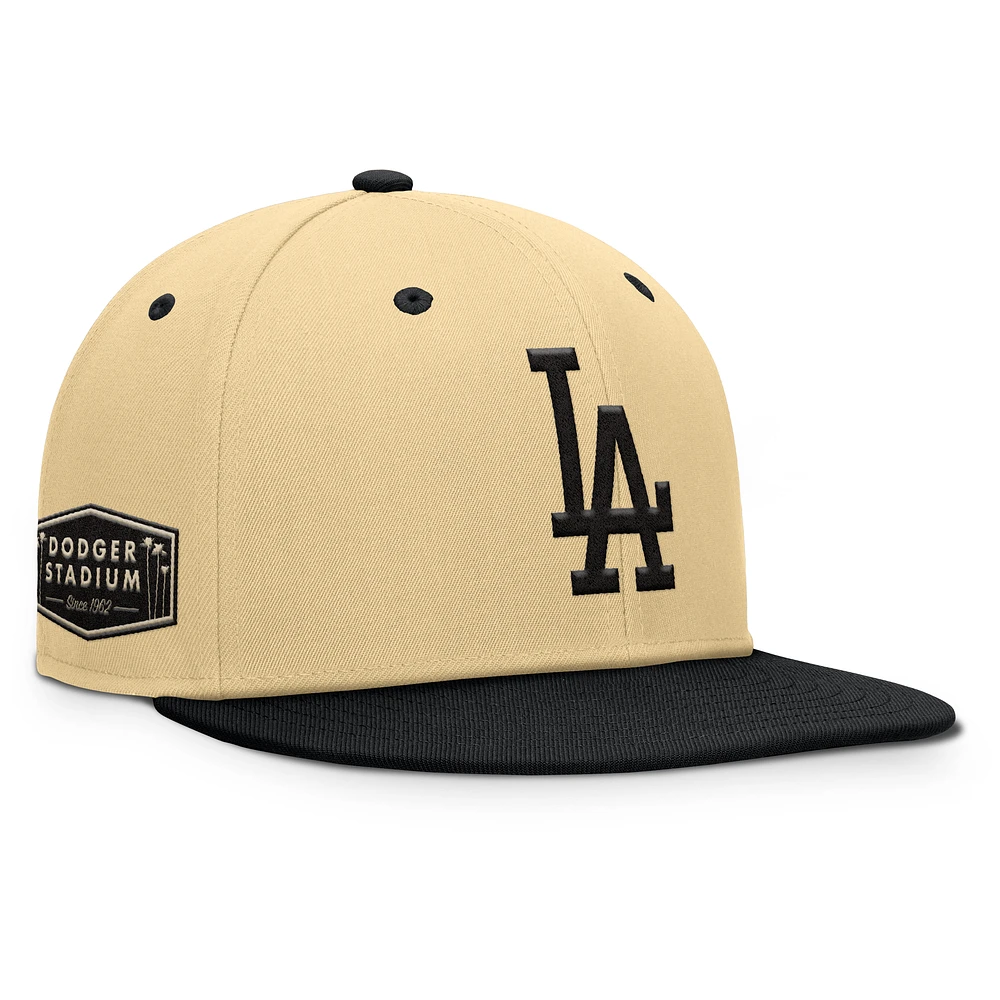 Men's Fanatics Khaki Los Angeles Dodgers Duel Adjustable Hat