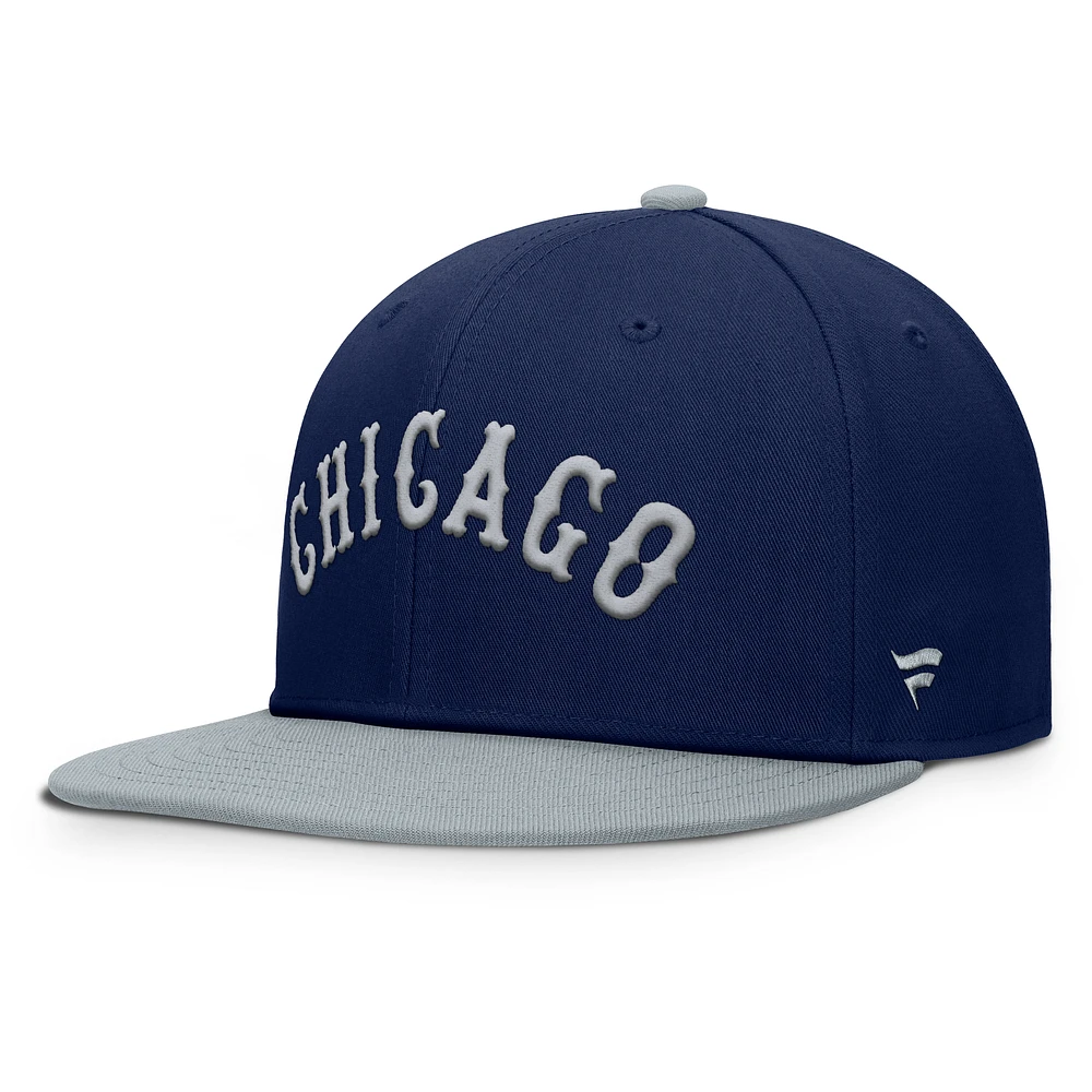 Men's Fanatics Navy/Gray Chicago White Sox Yard Fitted Hat