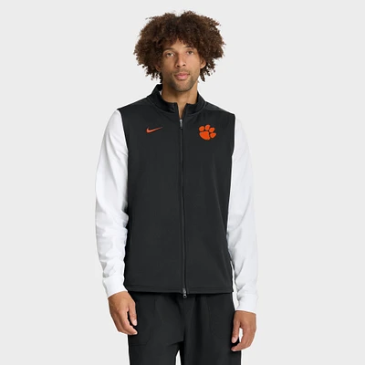 Men's Nike Black Clemson Tigers Primetime Victory Performance Full-Zip Vest