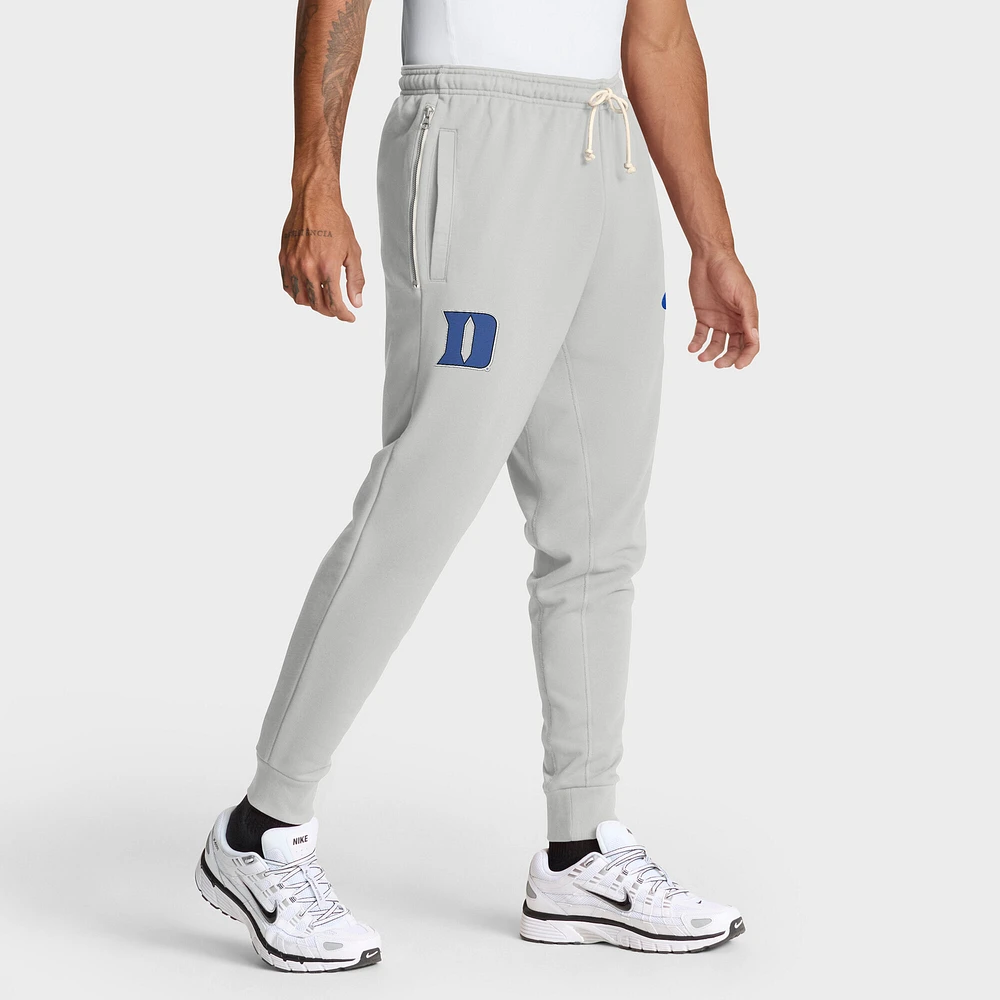 Men's Nike Gray Duke Blue Devils 2025 Sideline Standard Issue Dri-FIT Taper Pants