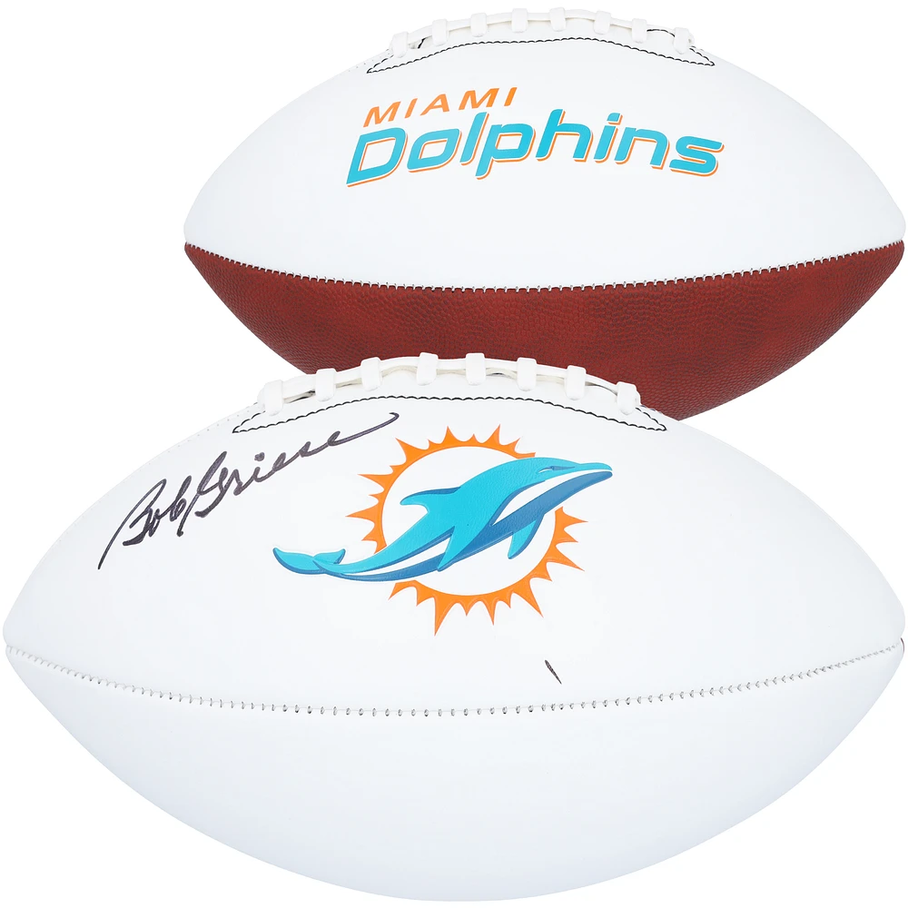 Bob Griese Miami Dolphins Autographed Franklin White Panel Football