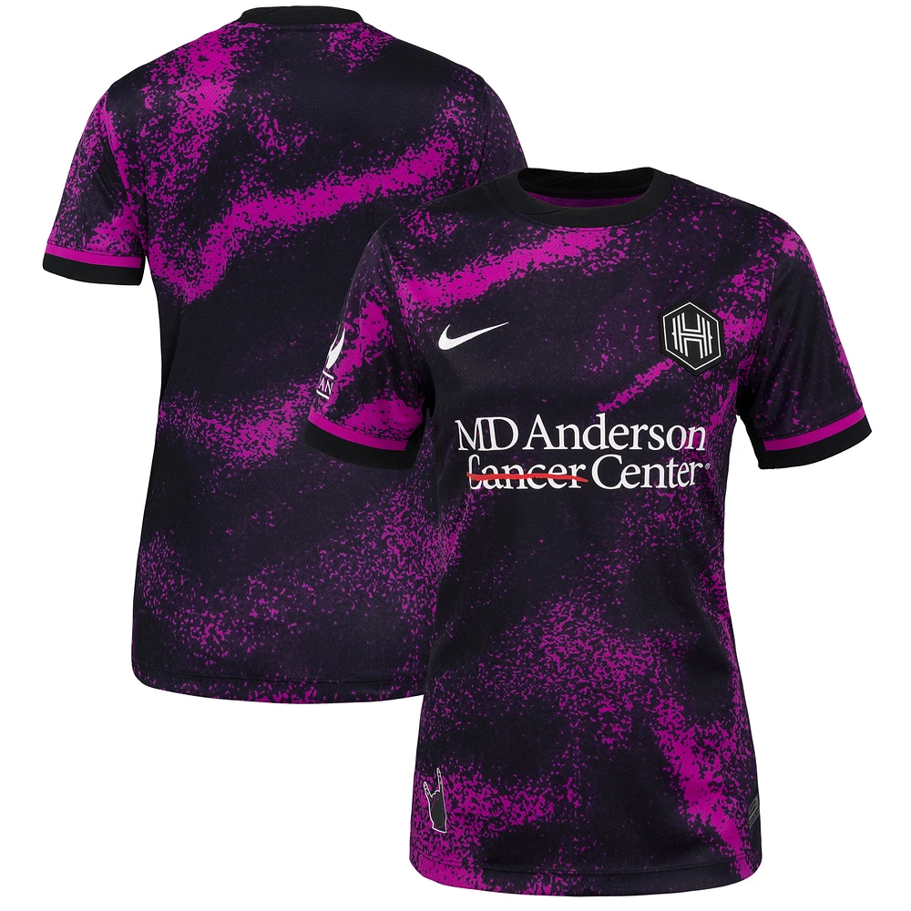 Women's Nike Black/Purple Houston Dash 2025 The Cosmic Storm Kit Stadium Replica Jersey