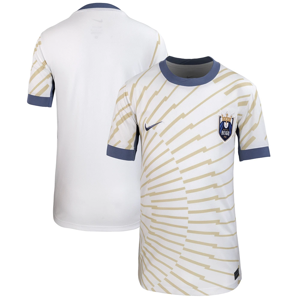 Youth Nike Gray Seattle Reign FC 2025 The Rise Kit Stadium Replica Jersey