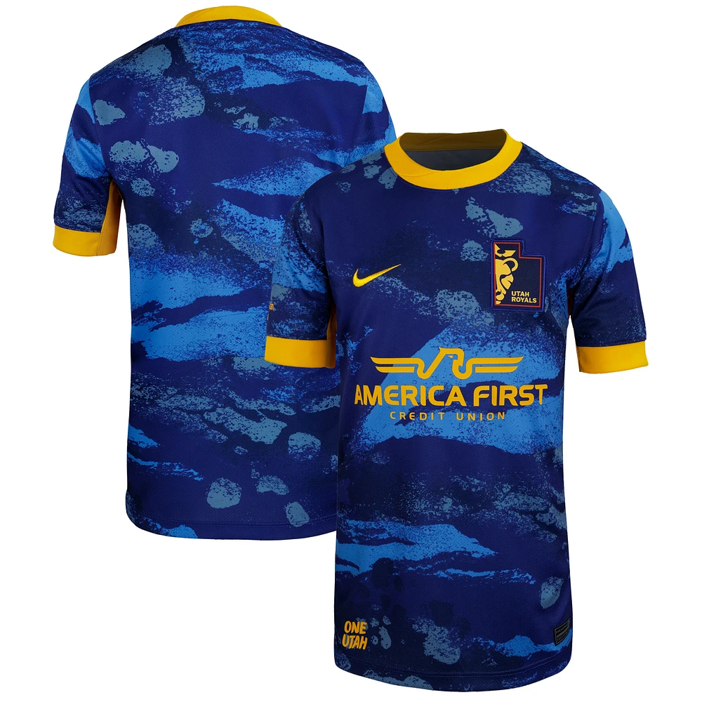 Youth Nike Navy Utah Royals 2025 Great Salt Lake Kit Stadium Replica Jersey