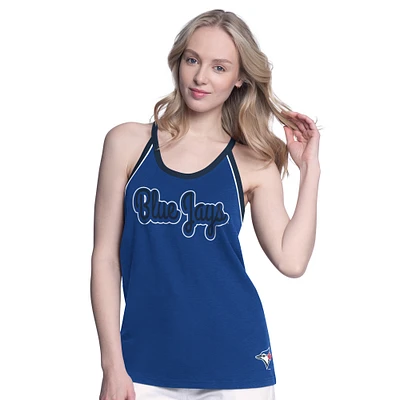 Women's G-III 4Her by Carl Banks Royal Toronto Blue Jays Curveball Racerback Tank Top