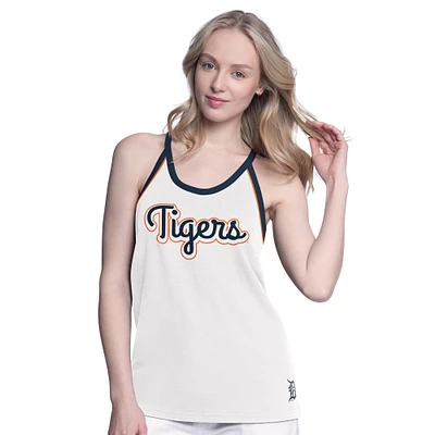Women's G-III 4Her by Carl Banks White Detroit Tigers Curveball Tank Top