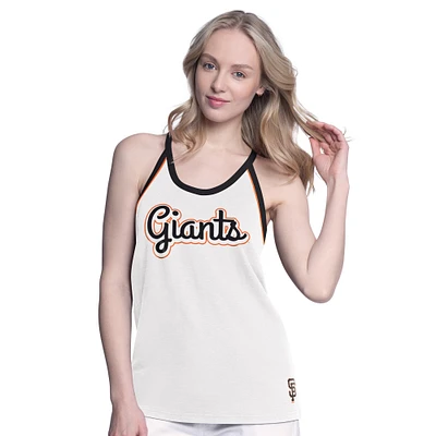 Women's G-III 4Her by Carl Banks White San Francisco Giants Curveball Tank Top