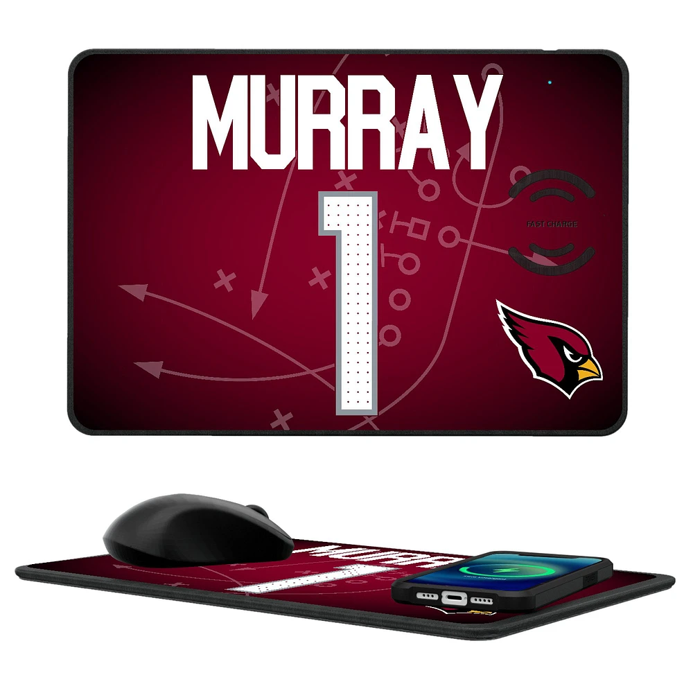Keyscaper Kyler Murray Arizona Cardinals Wireless Charger and Mouse Pad