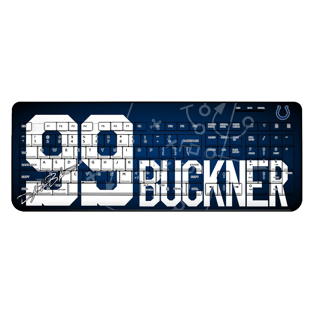 Keyscaper DeForest Buckner Indianapolis Colts Wireless Keyboard