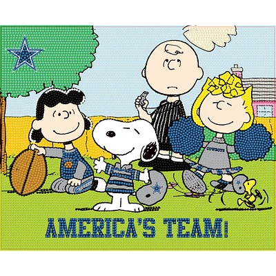 Dallas Cowboys Snoopy Diamond Painting Craft Kit