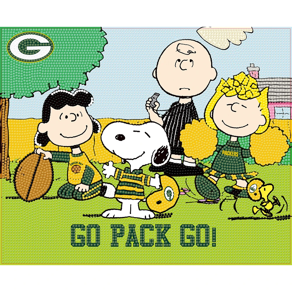 Green Bay Packers Snoopy Diamond Painting Craft Kit