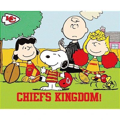 Kansas City Chiefs Snoopy Diamond Painting Craft Kit
