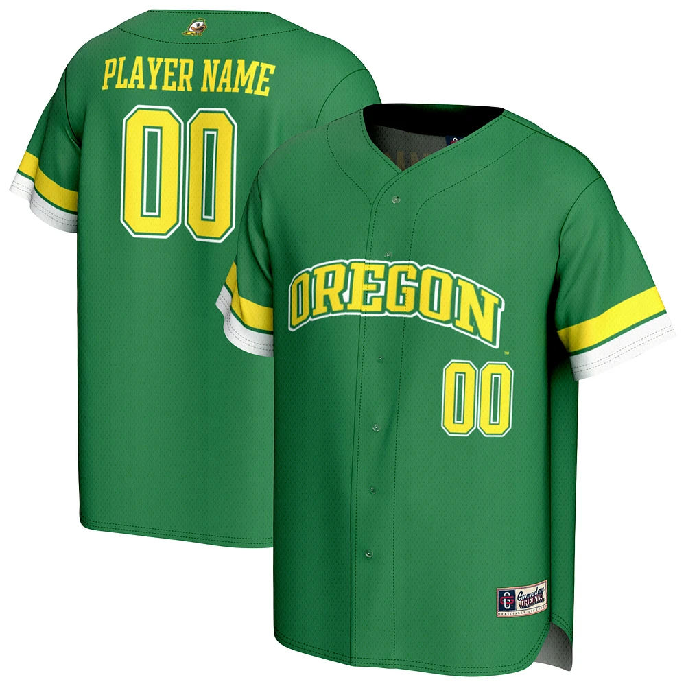 Unisex GameDay Greats Green Oregon Ducks NIL Pick-A-Player Lightweight Collegiate Baseball Fashion Jersey