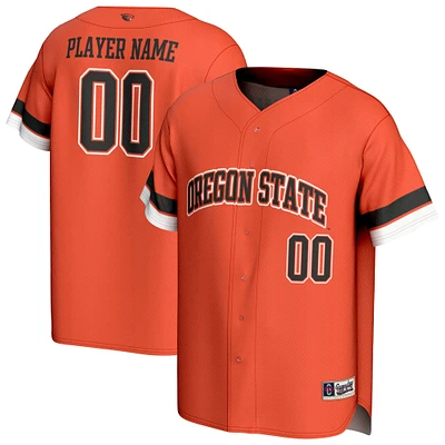 Youth GameDay Greats Orange Oregon State Beavers NIL Pick-A-Player Lightweight Collegiate Baseball Fashion Jersey