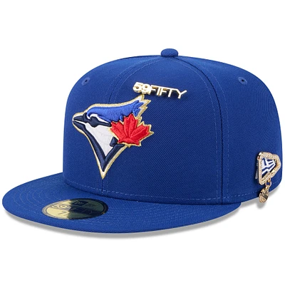 Men's New Era Royal Toronto Blue Jays 2025 59FIFTY Day Fitted Hat with Pins