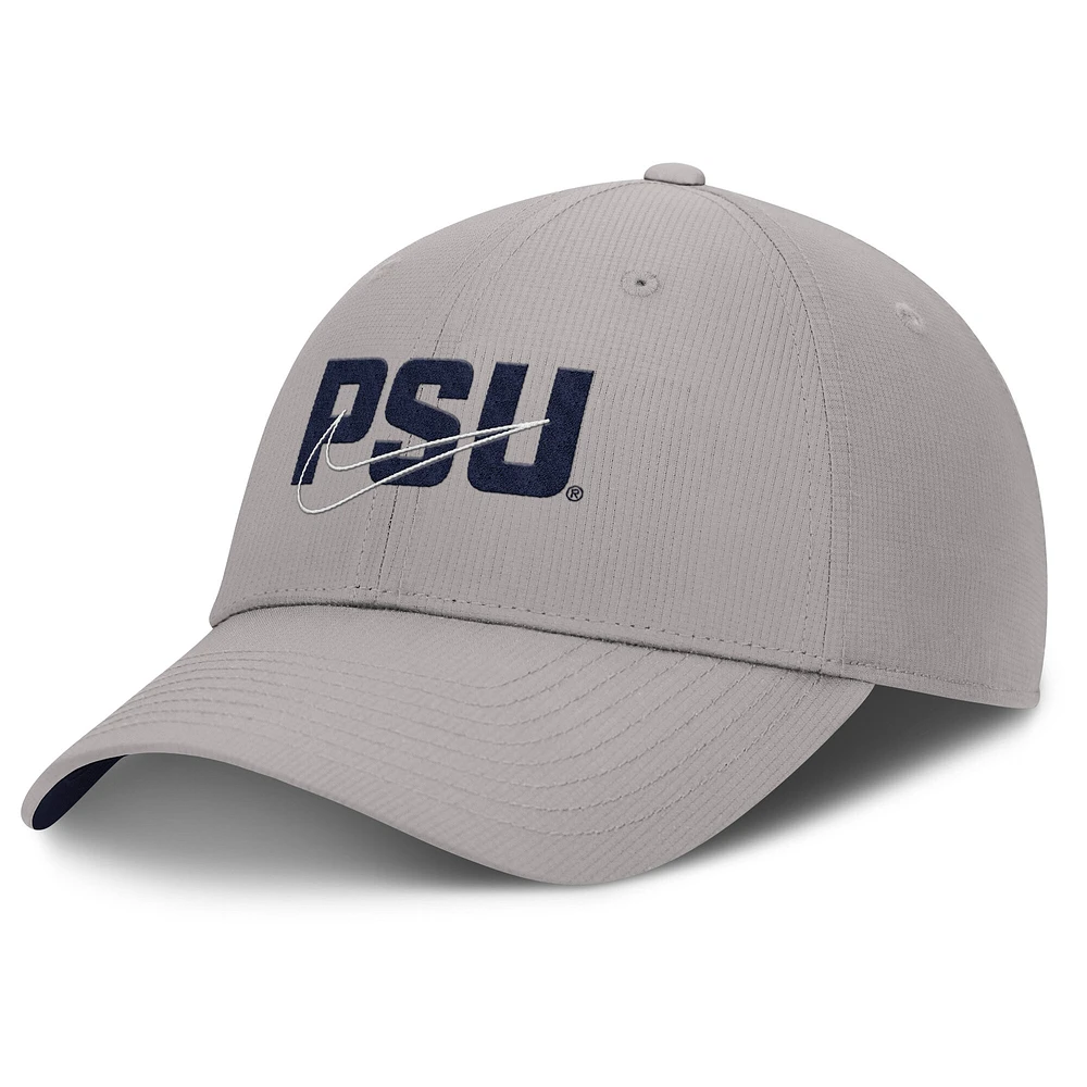Men's Nike Gray Penn State Nittany Lions Club Prep Performance Adjustable Hat