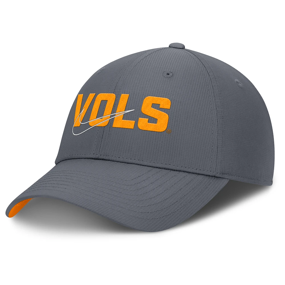 Men's Nike Gray Tennessee Volunteers Club Prep Performance Adjustable Hat