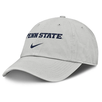Men's Nike Gray Penn State Nittany Lions 2025 On-Field Gameday Club Adjustable Hat