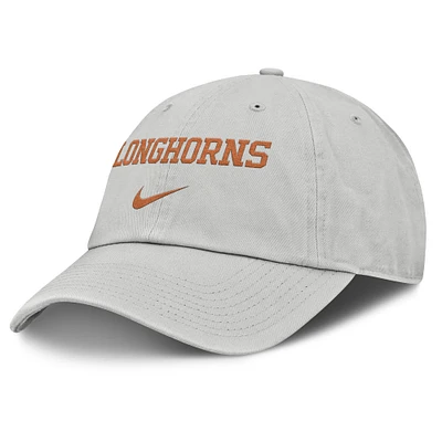 Men's Nike Gray Texas Longhorns 2025 On-Field Gameday Club Adjustable Hat