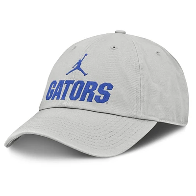 Men's Jordan Brand Gray Florida Gators 2025 On-Field Gameday Club Adjustable Hat