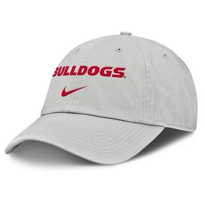 Men's Nike Gray Georgia Bulldogs 2025 On-Field Gameday Club Adjustable Hat