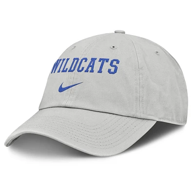 Men's Nike Gray Kentucky Wildcats 2025 On-Field Gameday Club Adjustable Hat