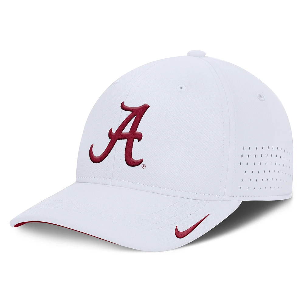 Men's Nike White Alabama Crimson Tide 2025 On-Field Gameday Performance Flex Hat