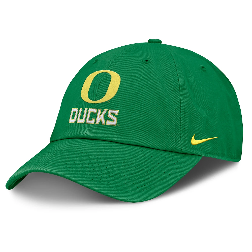 Men's Nike Oregon Ducks 2025 On-Field Club Adjustable Hat
