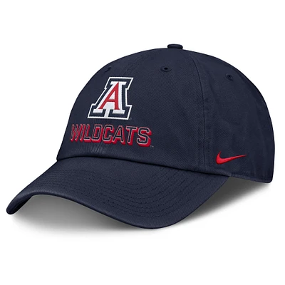 Men's Nike Navy Arizona Wildcats 2025 On-Field Club Adjustable Hat