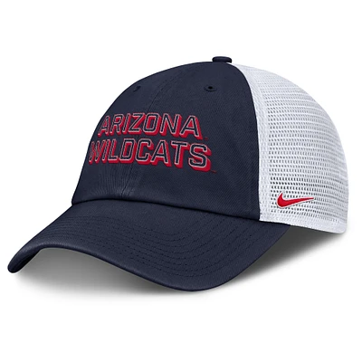 Men's Nike Navy Arizona Wildcats 2025 Gameday On-Field Club Adjustable Trucker Hat
