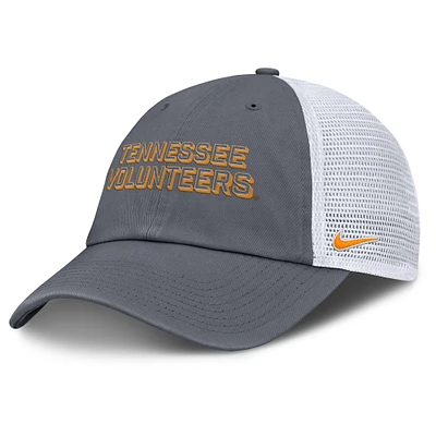 Men's Nike Gray Tennessee Volunteers 2025 Gameday On-Field Club Adjustable Trucker Hat