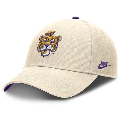 Men's Nike Natural LSU Tigers Rise Legacy Adjustable Hat