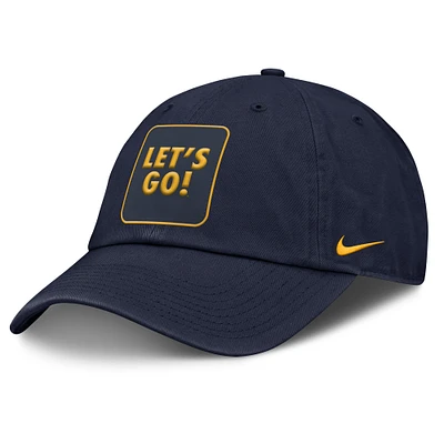 Men's Nike Navy West Virginia Mountaineers Local Club Adjustable Hat