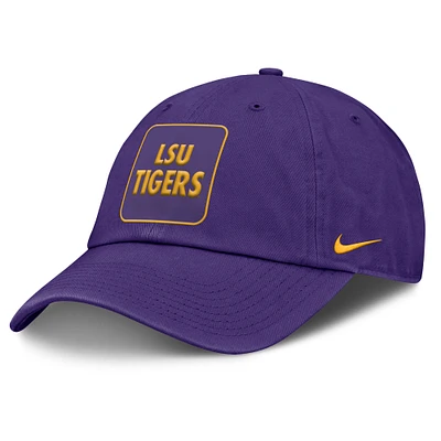 Men's Nike Purple LSU Tigers Local Club Adjustable Hat