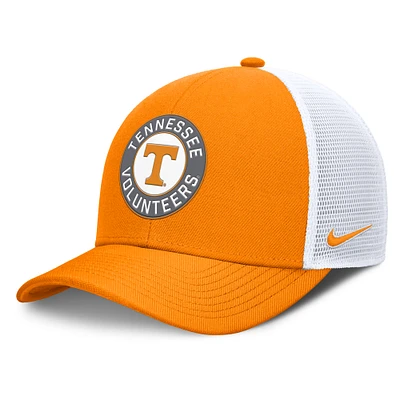 Men's Nike Tennessee Orange/White Tennessee Volunteers Rise Primetime Performance Trucker Adjustable Hat