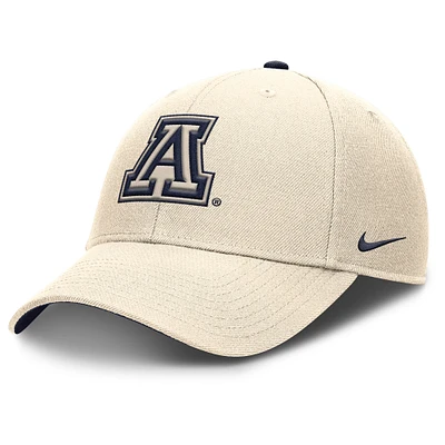 Men's Nike Natural Arizona Wildcats Primetime Rise Dri-FIT Adjustable Hat
