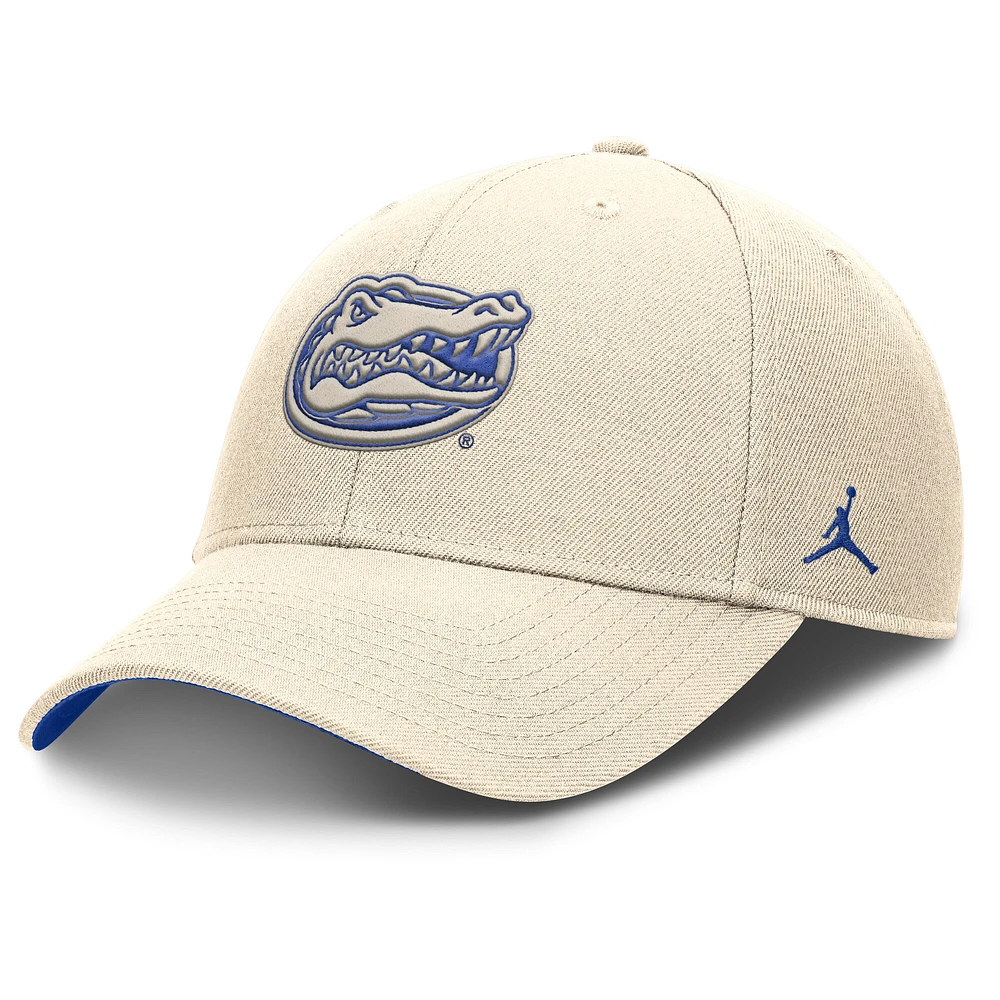 Men's Jordan Brand Natural Florida Gators Primetime Rise Dri-FIT Adjustable Hat
