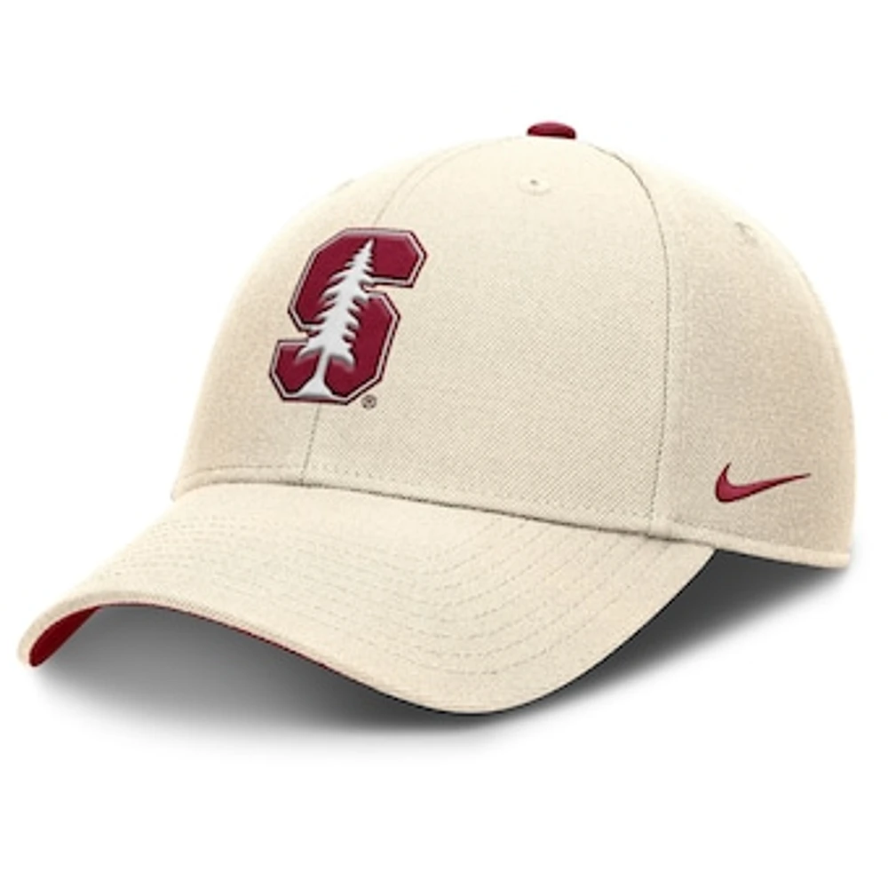 Men's Nike Natural Stanford Cardinal Primetime Rise Dri-FIT Adjustable Hat
