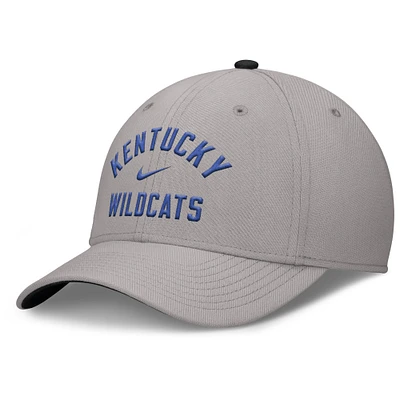 Men's Nike Gray Kentucky Wildcats Rise Prep Performance Flex Hat
