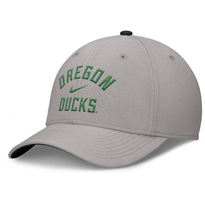 Men's Nike Gray Oregon Ducks Rise Prep Performance Flex Hat