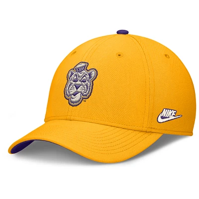 Men's Nike Gold LSU Tigers Legacy Rise Performance Flex Hat