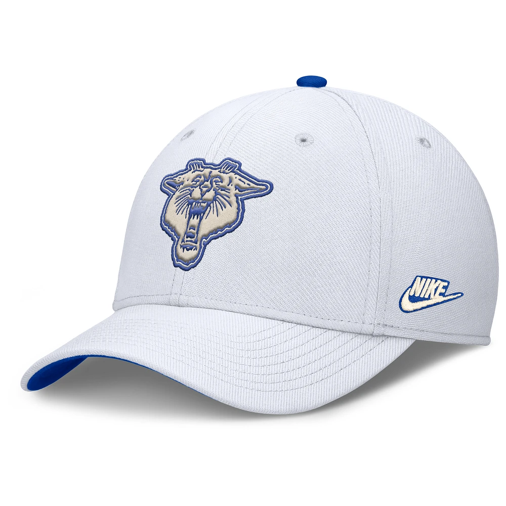 Men's Nike White Kentucky Wildcats Legacy Rise Performance Flex Hat