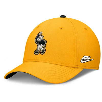 Men's Nike Gold Iowa Hawkeyes Legacy Rise Performance Flex Hat