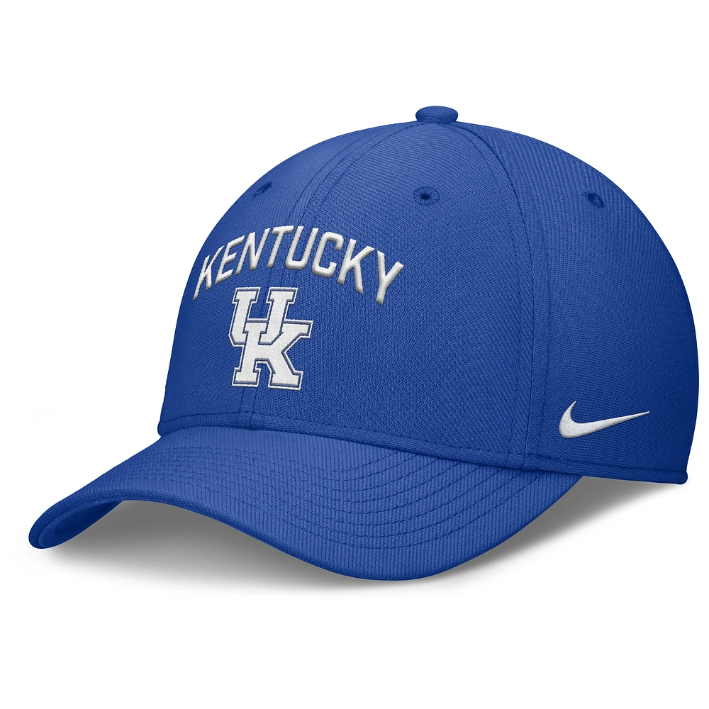 Men's Nike Royal Kentucky Wildcats 2025 On-Field Rise Performance Flex Hat