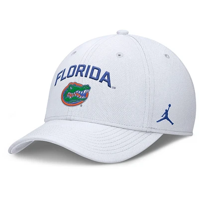 Men's Jordan Brand White Florida Gators 2025 On-Field Rise Performance Flex Hat